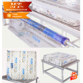 Pvc mattress packaging film roll with blue color